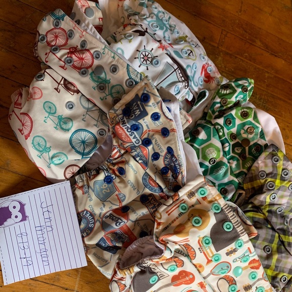 Cloth diaper stash